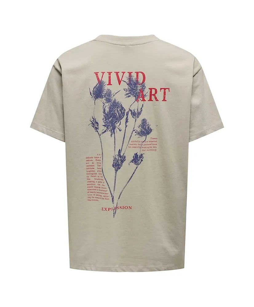 ONLY T-shirt Poppy Life Flower