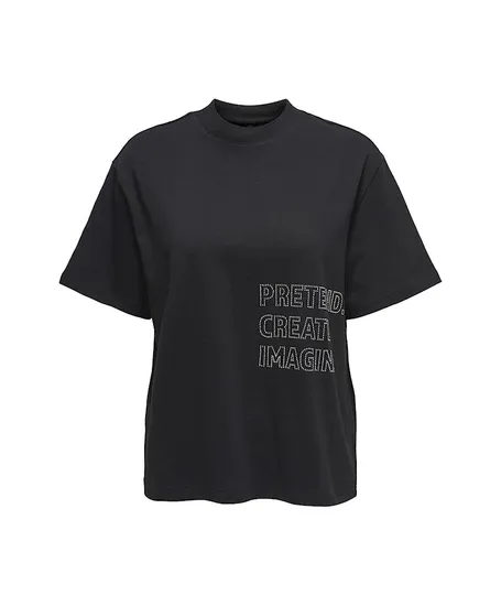 ONLY T-shirt Riri Rhinestone