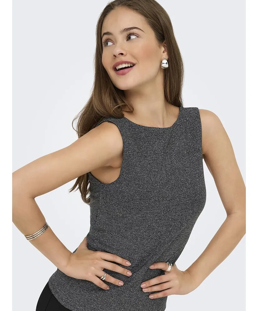 ONLY Top Lea Glitter 2-way