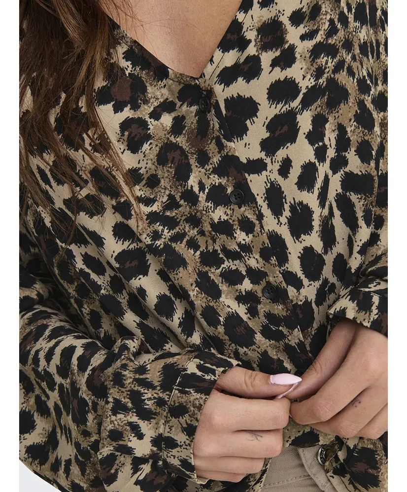 ONLY Top Masc Thalia Leopard Knot