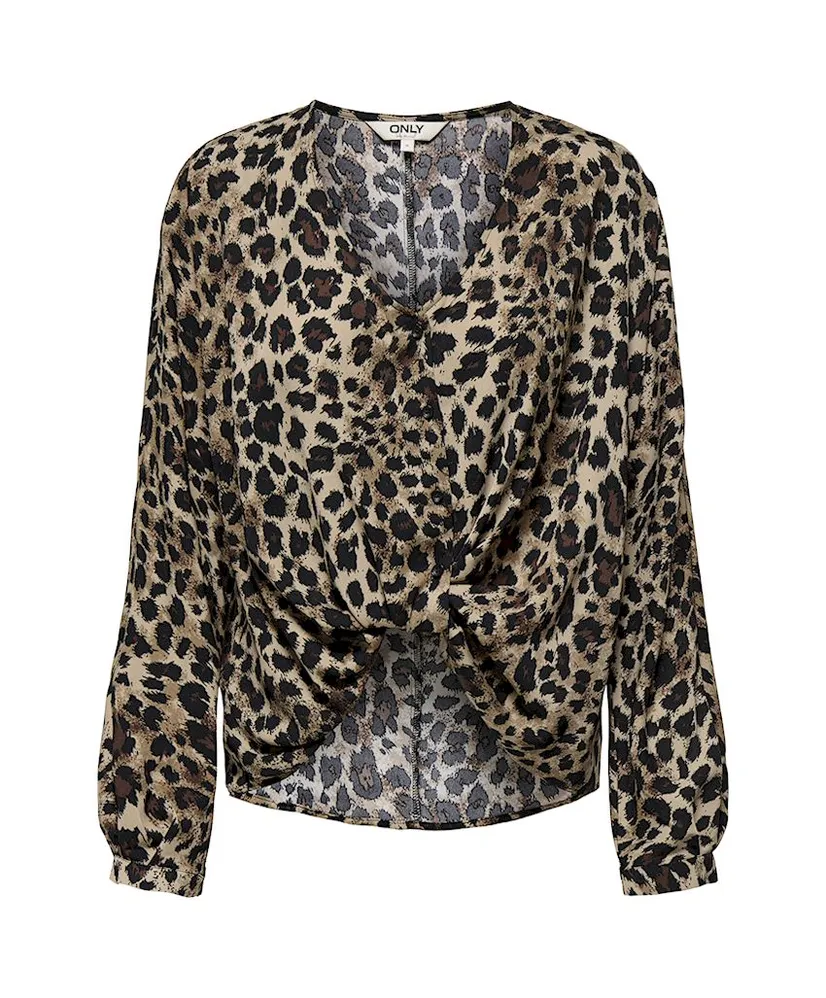 ONLY Top Masc Thalia Leopard Knot