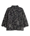 OPUS Blouse Fiana Palm Leaves