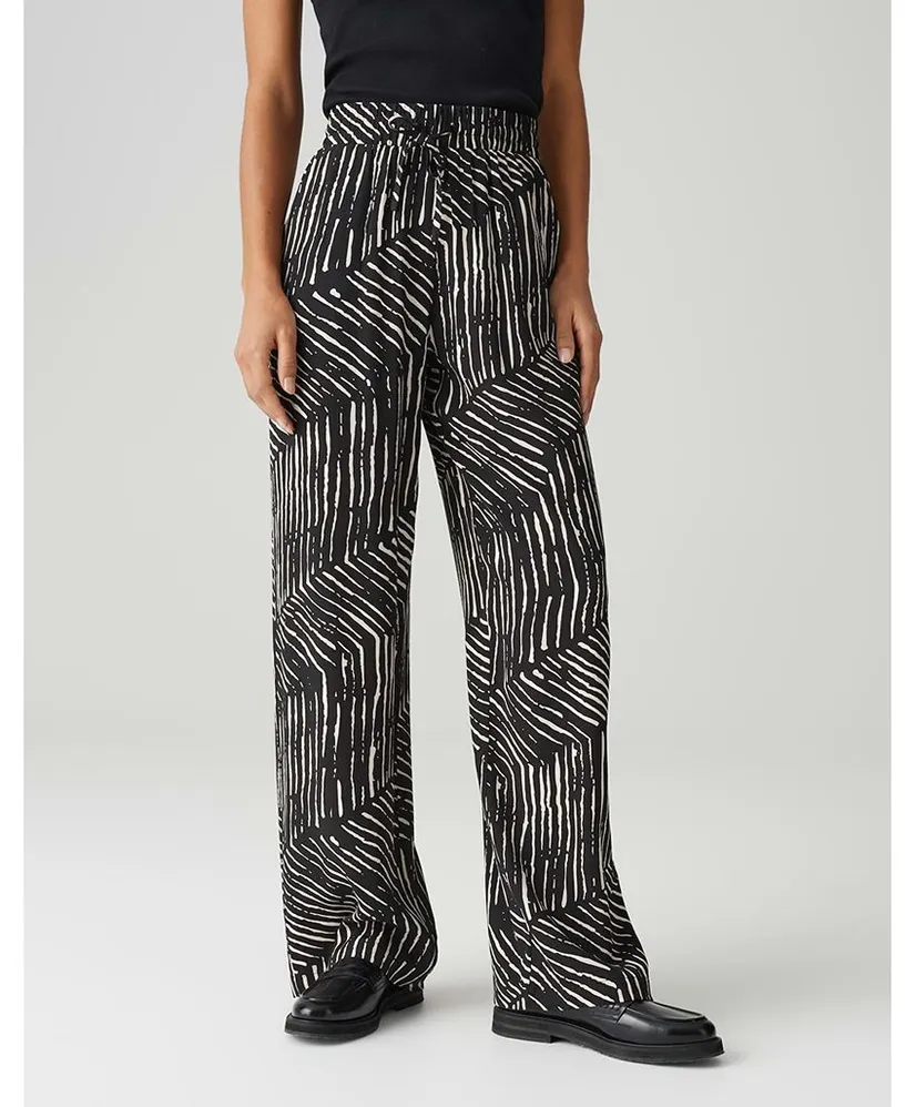 Opus Broek OPUS Hose Marou palm leaves