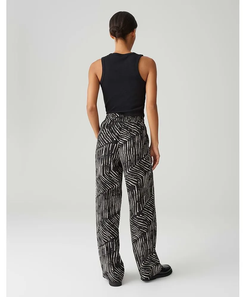 Opus Broek OPUS Hose Marou palm leaves