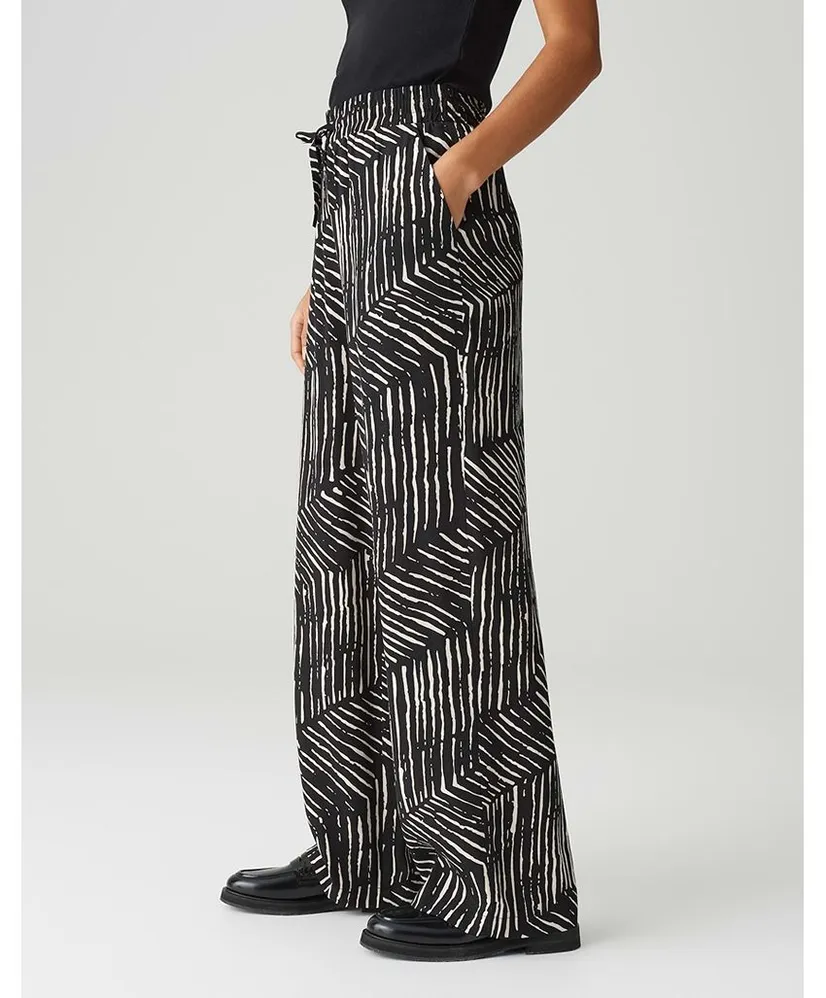 Opus Broek OPUS Hose Marou palm leaves