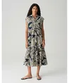 OPUS Midi Jurk Werisa Tropical