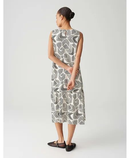 OPUS Midi Jurk Wicy Move