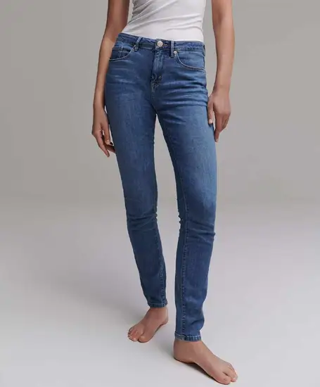 OPUS Skinny Jeans Elma Ocean Blue