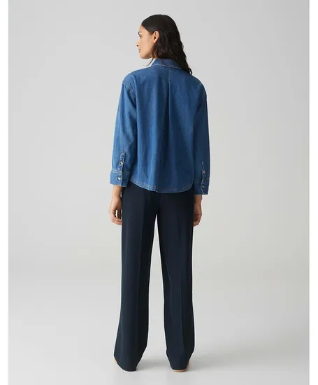 OPUS Spijkerblouse Felyn