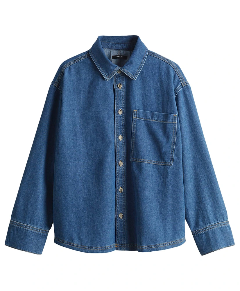 OPUS Spijkerblouse Felyn