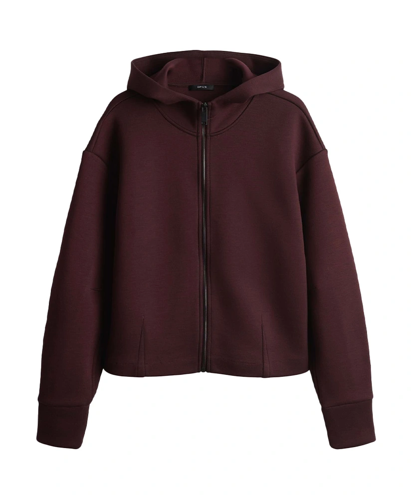 OPUS Sweatvest Capuchon Gulnora