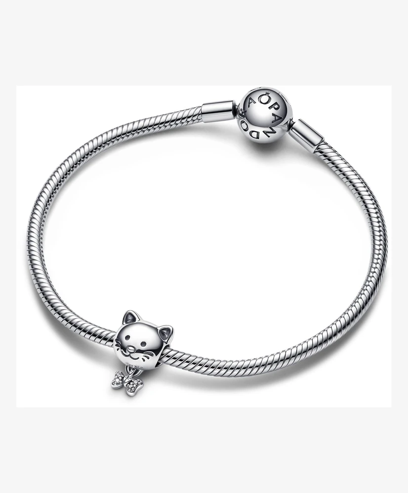 Pandora Bedel Pet Cat & Bow