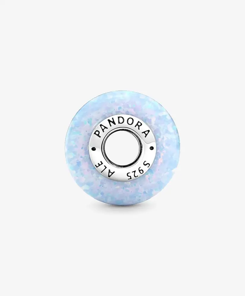 Pandora Charm Opalescent Ocean Blue