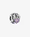 Pandora Charm Openwork Purple Daisy