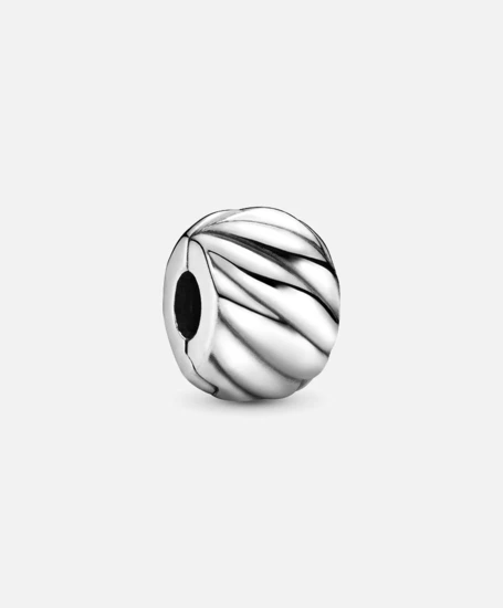 Pandora Clip Bedel Polished Feather