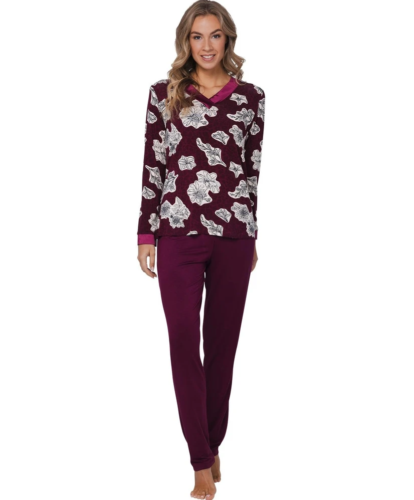 Pastunette Premium Pyjama Burgundy Dream