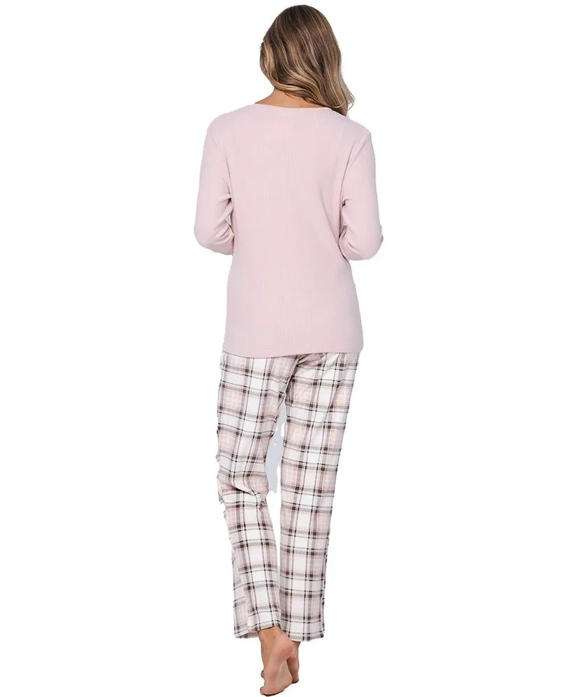Pastunette Pyjama Pink Checks