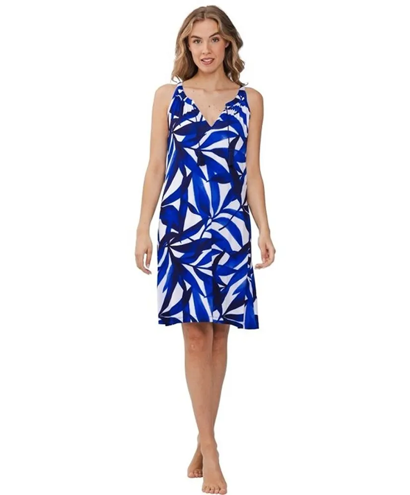 Pastunette Strandjurk Cobalt Leaves