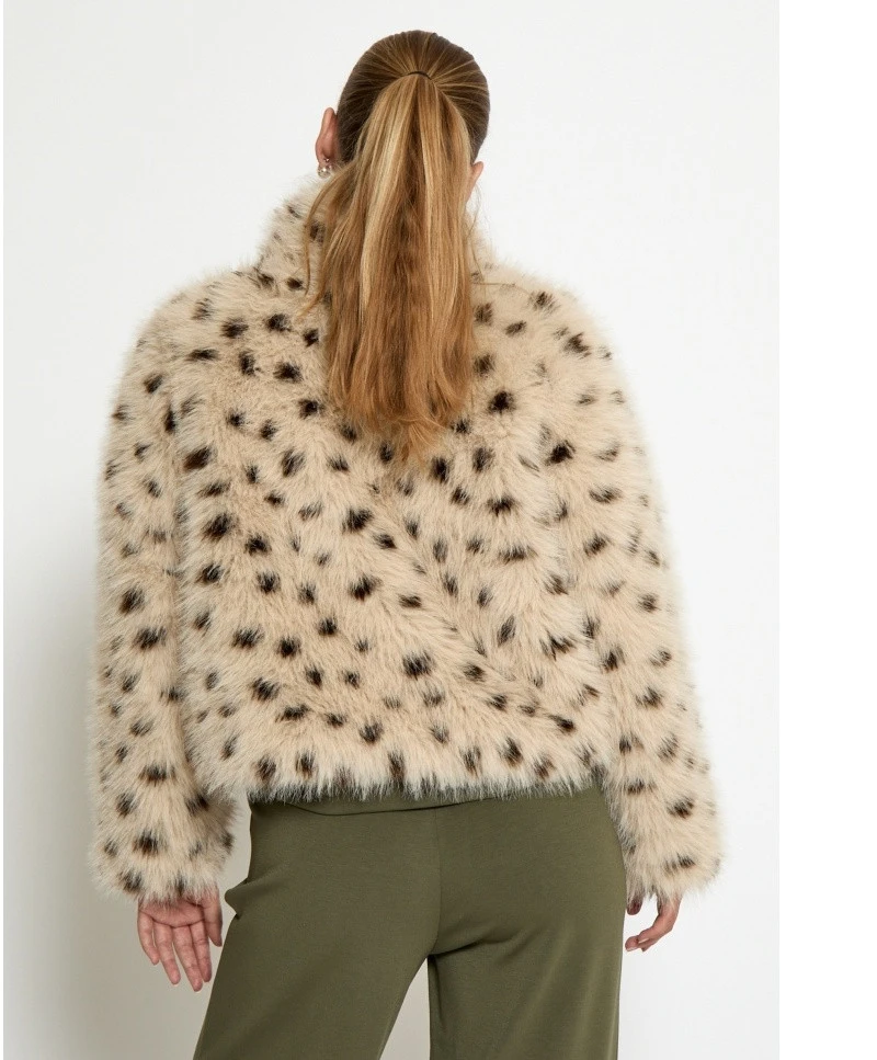 Peppercorn Jas Faux Fur Randia