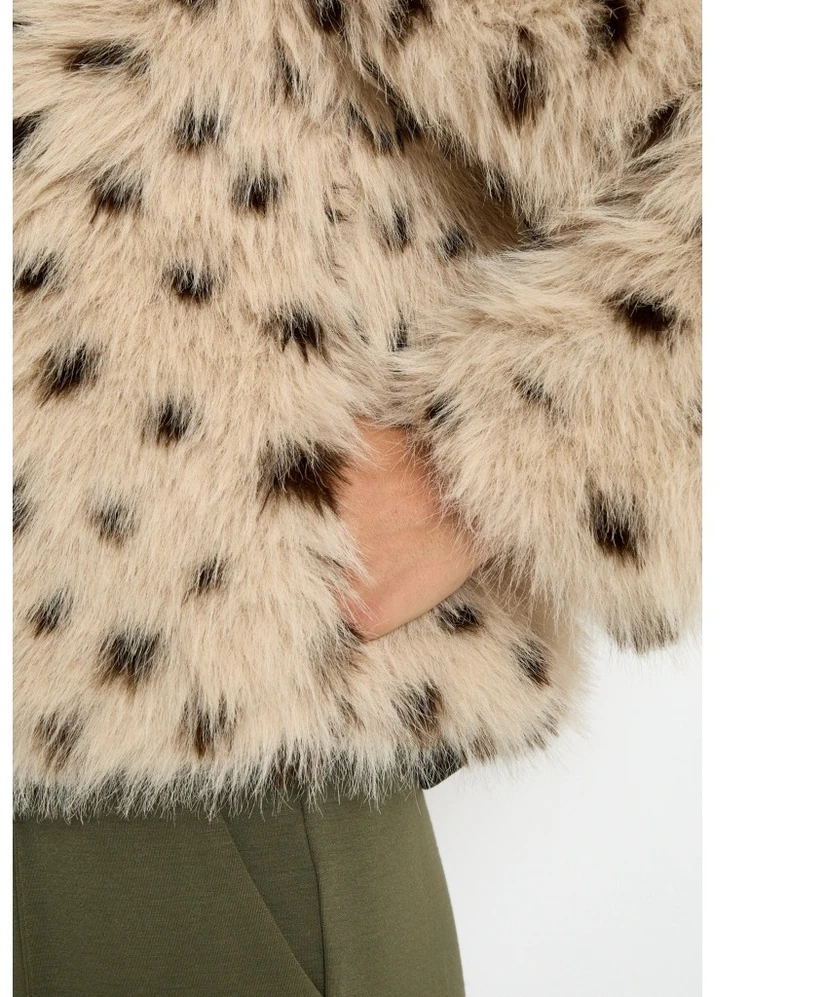 Peppercorn Jas Faux Fur Randia