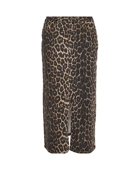 Peppercorn Rok Midi Fione Leopard