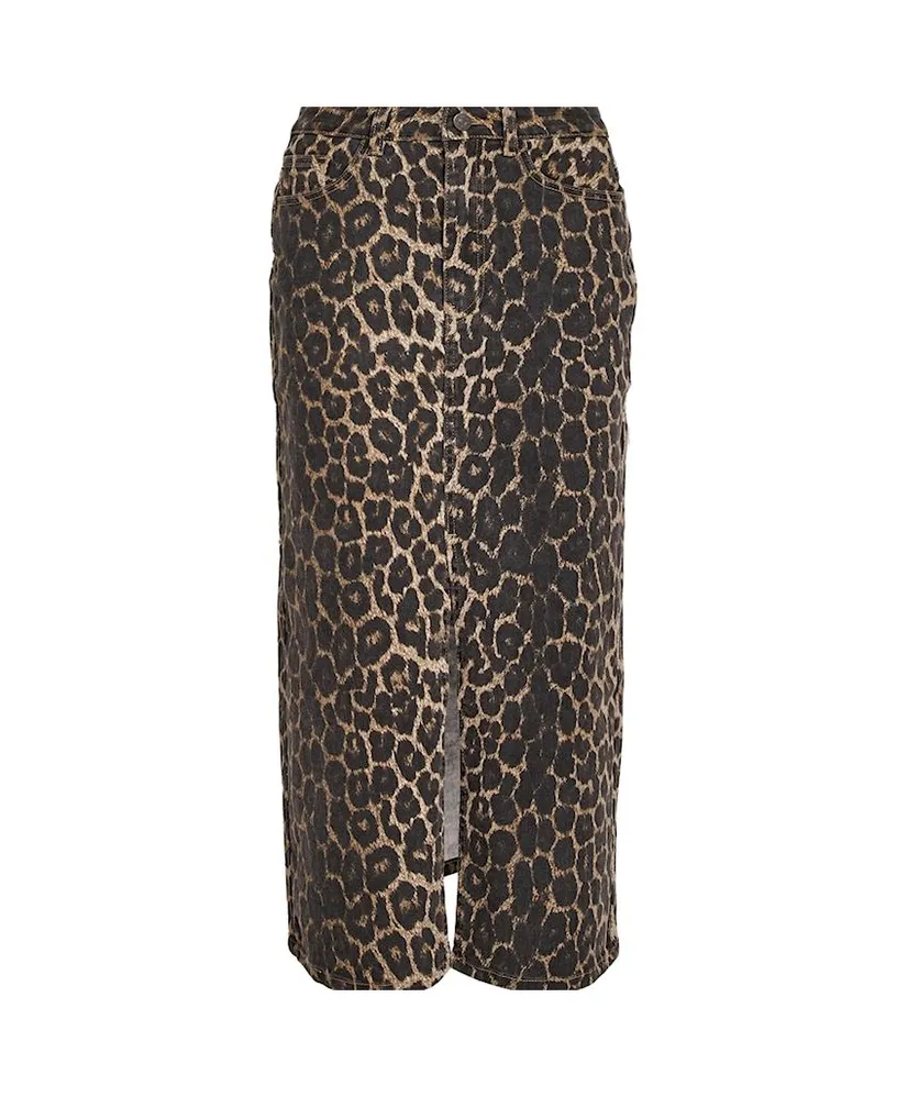 Peppercorn Rok Midi Fione Leopard