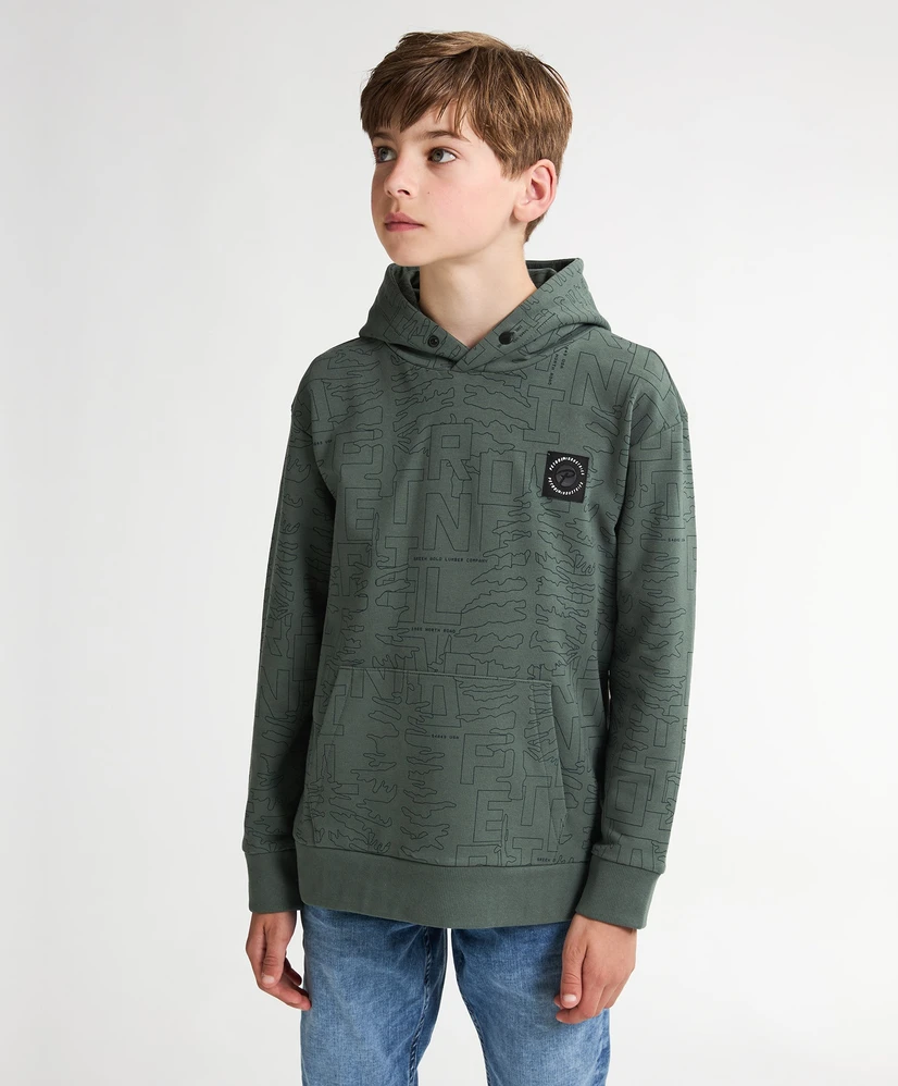 Petrol Hoodie PETROL Boys Sweater Hooded AOP