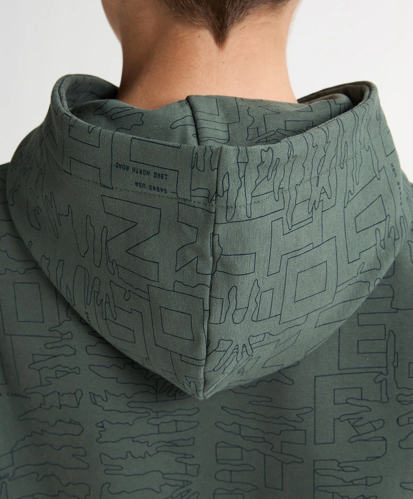 Petrol Hoodie PETROL Boys Sweater Hooded AOP