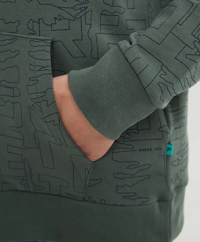 Petrol Hoodie PETROL Boys Sweater Hooded AOP