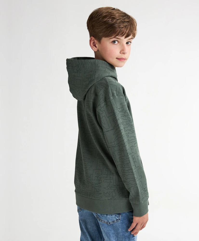 Petrol Hoodie PETROL Boys Sweater Hooded AOP