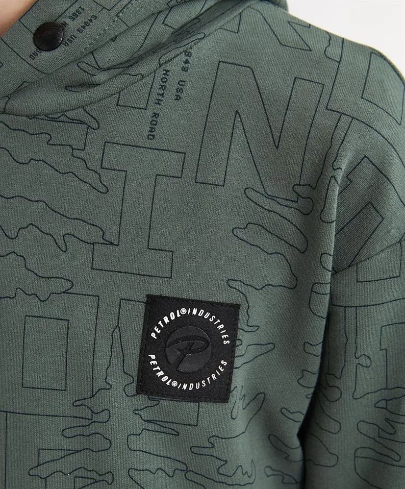 Petrol Hoodie PETROL Boys Sweater Hooded AOP