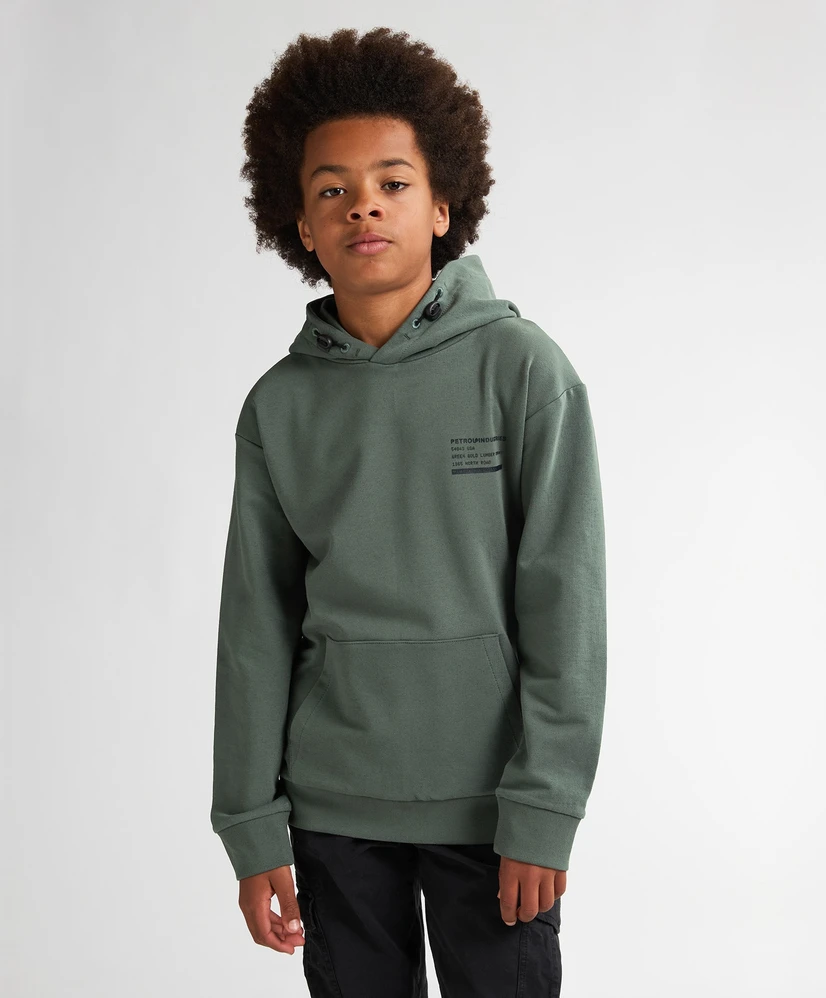 Petrol Hoodie PETROL Boys Sweater Hooded Print