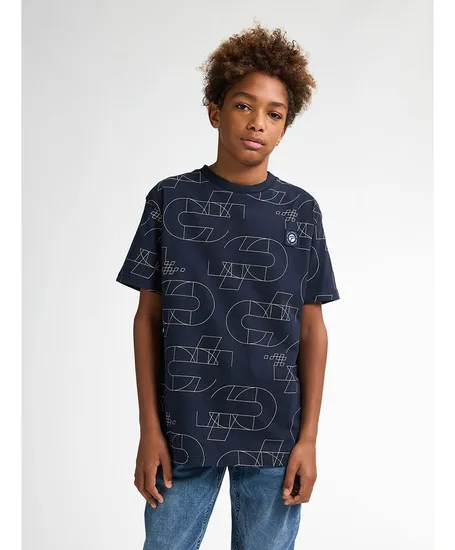 Petrol Industries T-shirt Allover Print