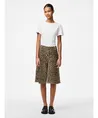 PIECES Bermuda Salume Wide Fit Leopard