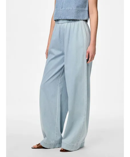 PIECES Broek Wide Leg Midi