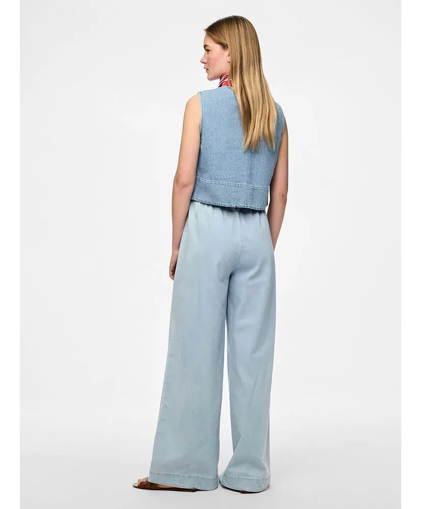 PIECES Broek Wide Leg Midi