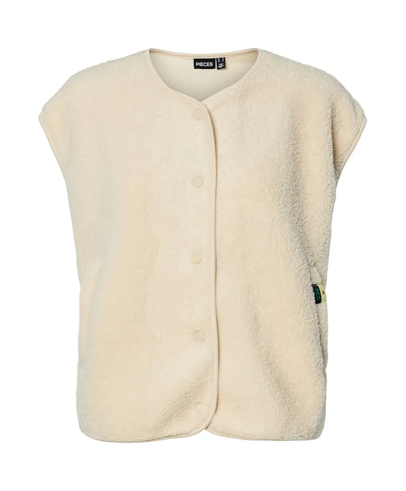 PIECES Gilet Teddy Katty