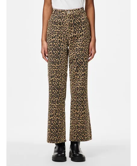 PIECES Jeans Salume Straight Fit Leopard