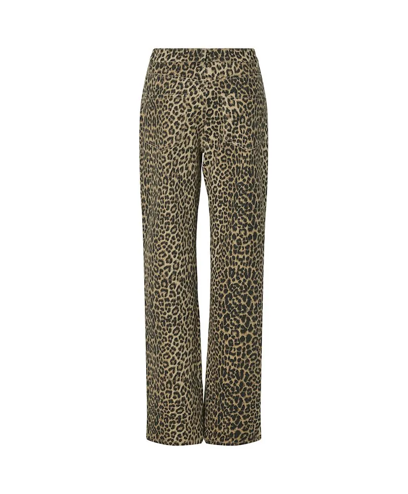 PIECES Jeans Salume Straight Fit Leopard