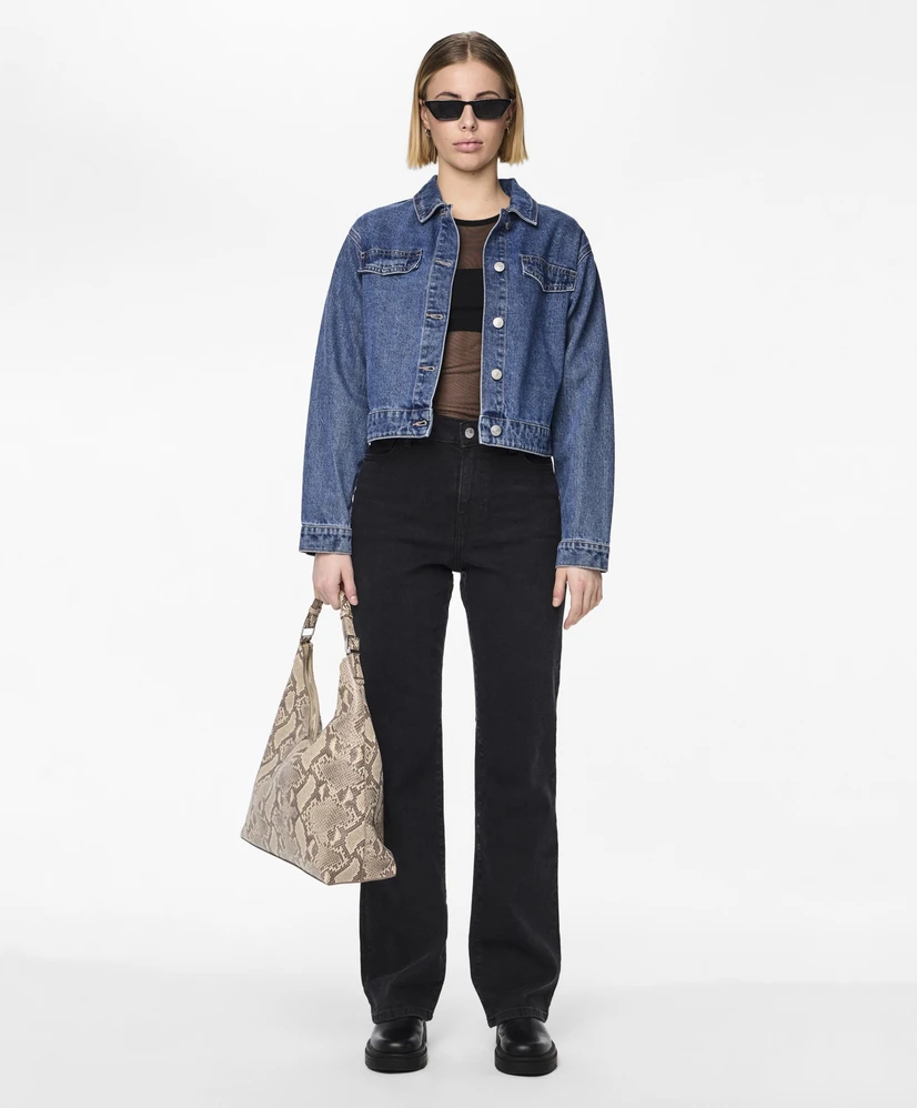 PIECES Jeans Wide PCKELLY HW STRAIGHT JEAN