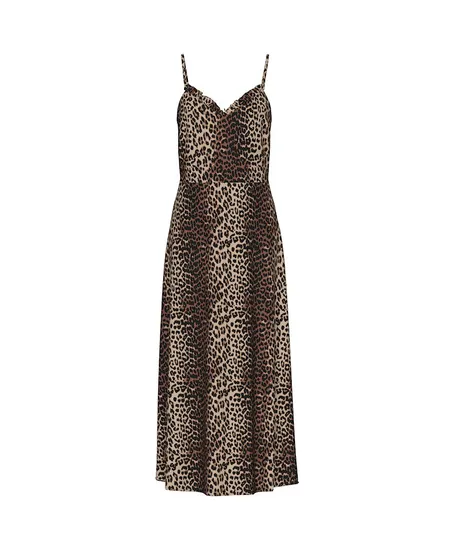 PIECES Jurk Nya Slip Leopard