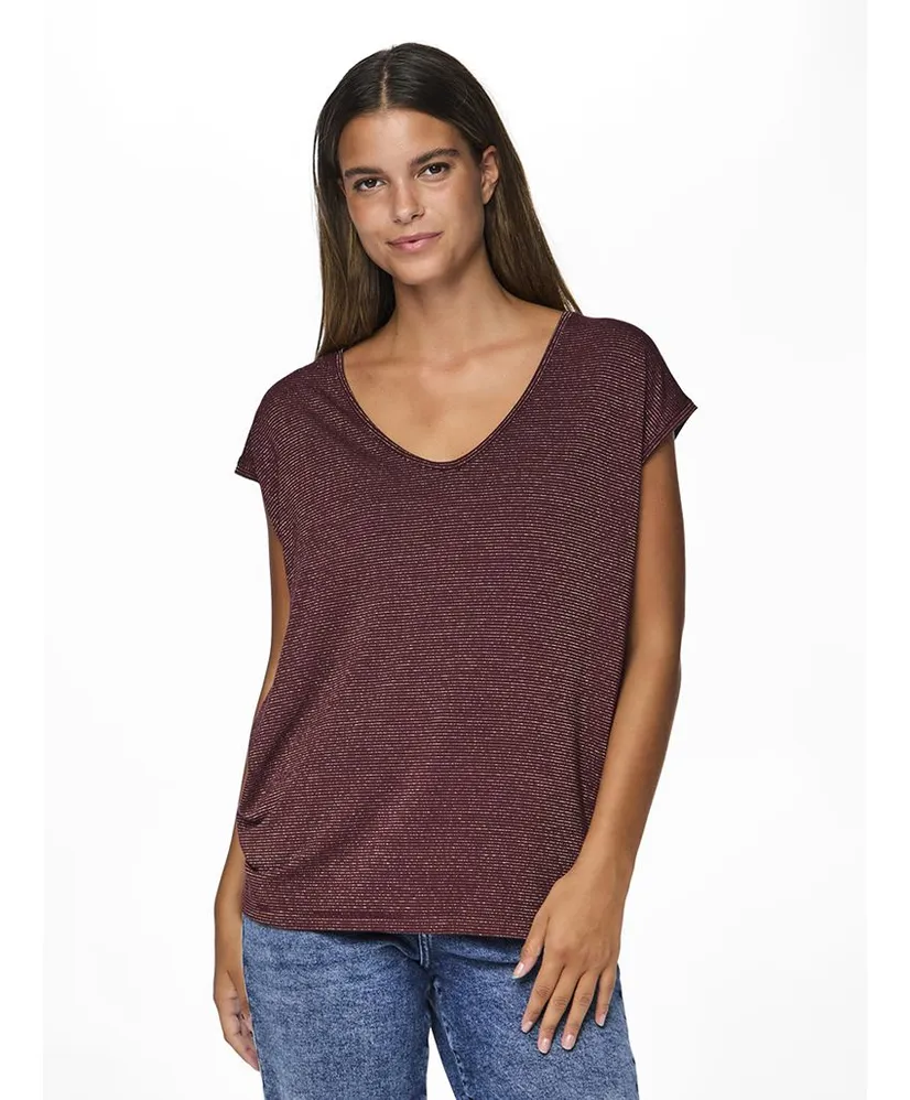 PIECES T-shirt Billo Lurex