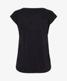 PIECES T-shirt Effen Zwart