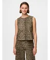 PIECES Top Salume Leopard