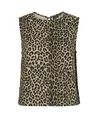 PIECES Top Salume Leopard