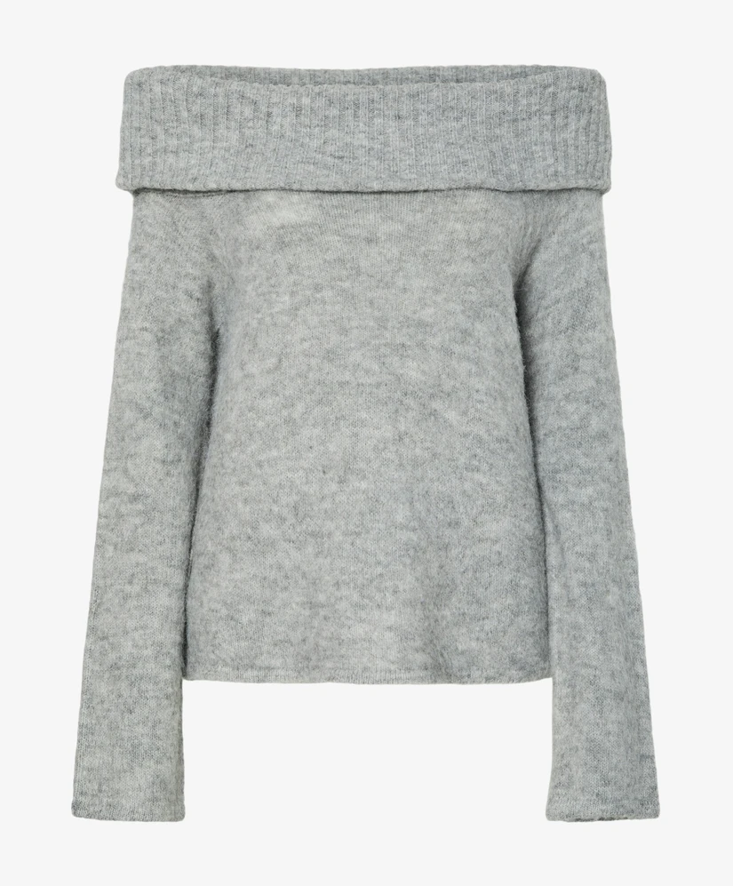 PIECES Trui Off Shoulder Pam