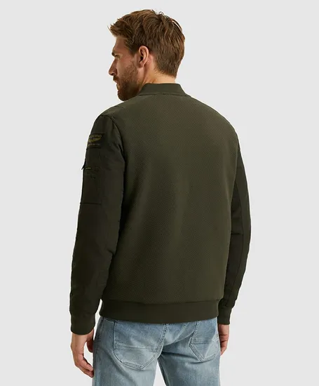 PME-Legend Bomber jacket interlock jacquard t