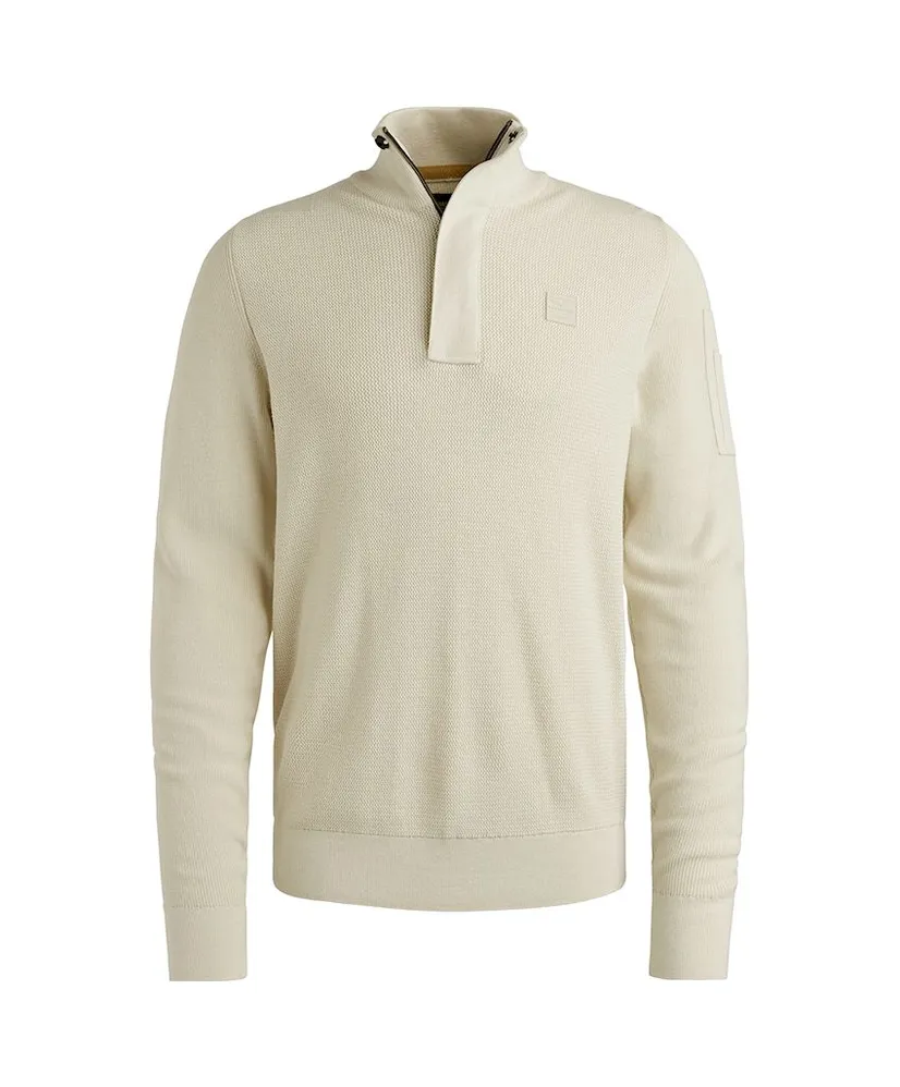 PME Legend Half Zip Trui Effen