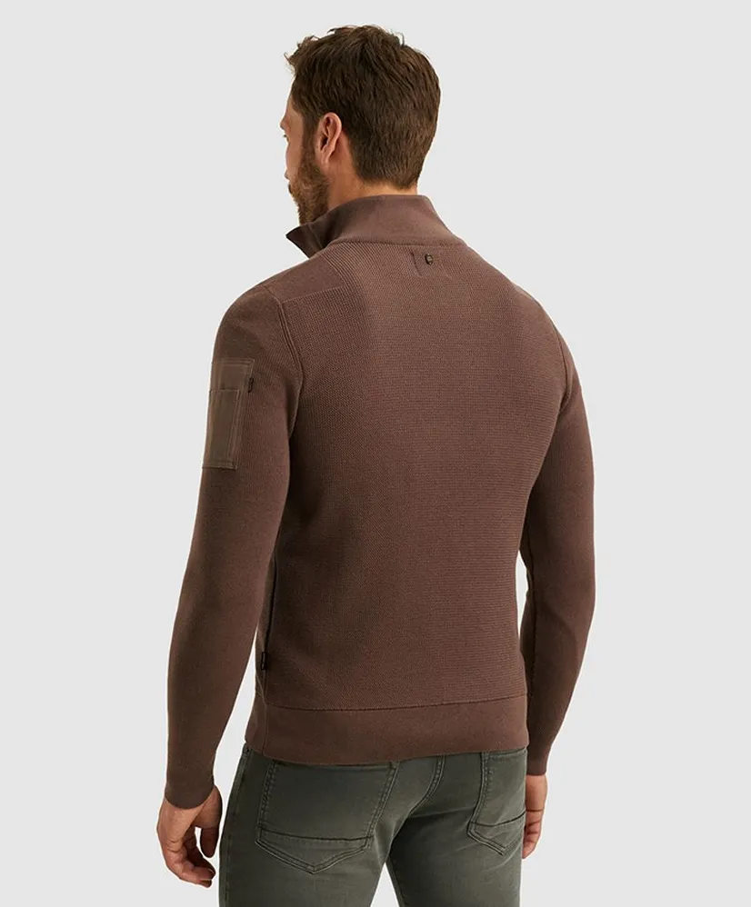 PME Legend Half Zip Trui Effen