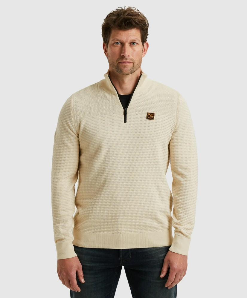 PME Legend Half Zip Trui Mouline